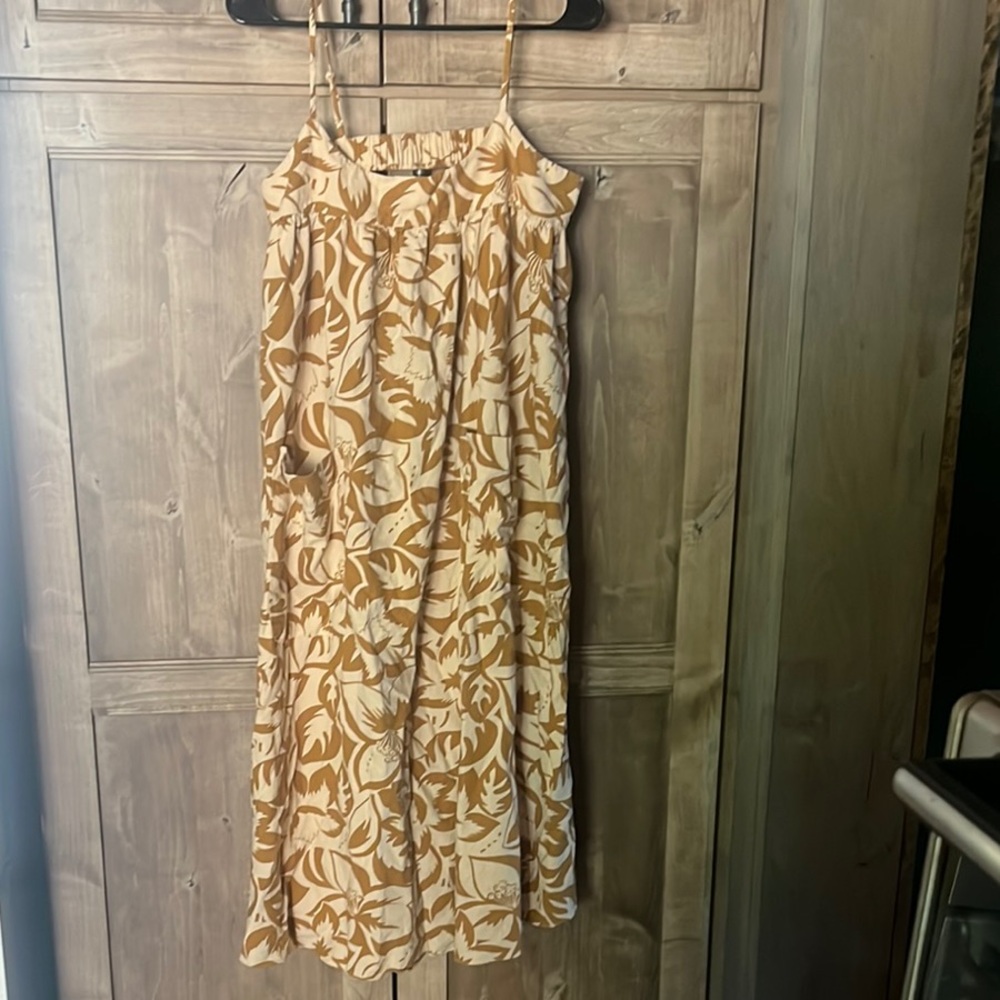 Madwell Linen Blend Midi Dress - Picture 7 of 10
